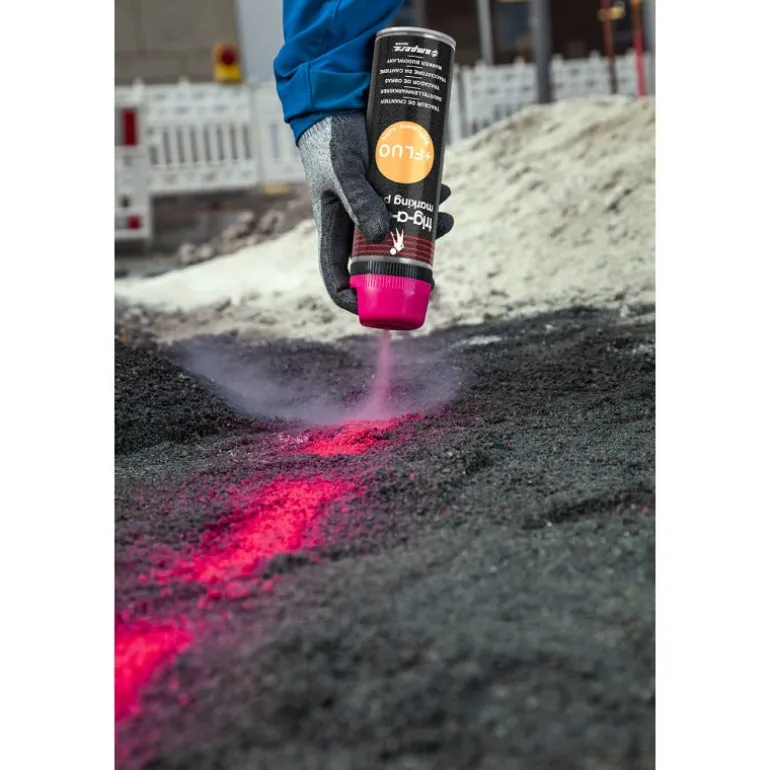 Traceur de chantier base solvant Trig-a-cap Extra Vert Fluo