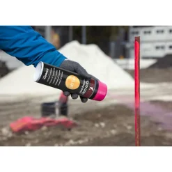 Traceur de chantier base solvant Trig-a-cap Extra Vert Fluo
