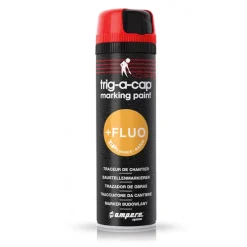 Traceur de chantier base solvant Trig-a-cap Extra Rouge Fluo