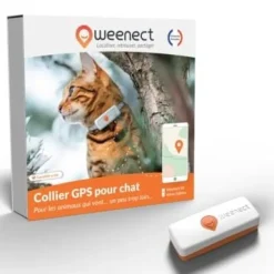 Traceur GPS pour chat Weenect XS (White Edition 2023)