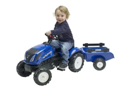 Tracteur à pédales New Holland avec remorque FALK
