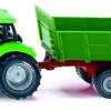 Tracteur avec épandeur universel