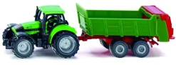 Tracteur avec épandeur universel