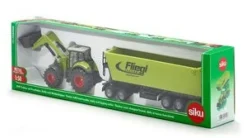 Tracteur Claas avec remorque
