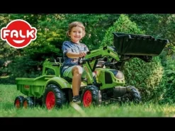 Tractopelle Claas FL120 excavatrice/remorque basculante