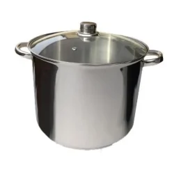 Traiteur Inox + Couvercle verre Ø 28 cm 14 L