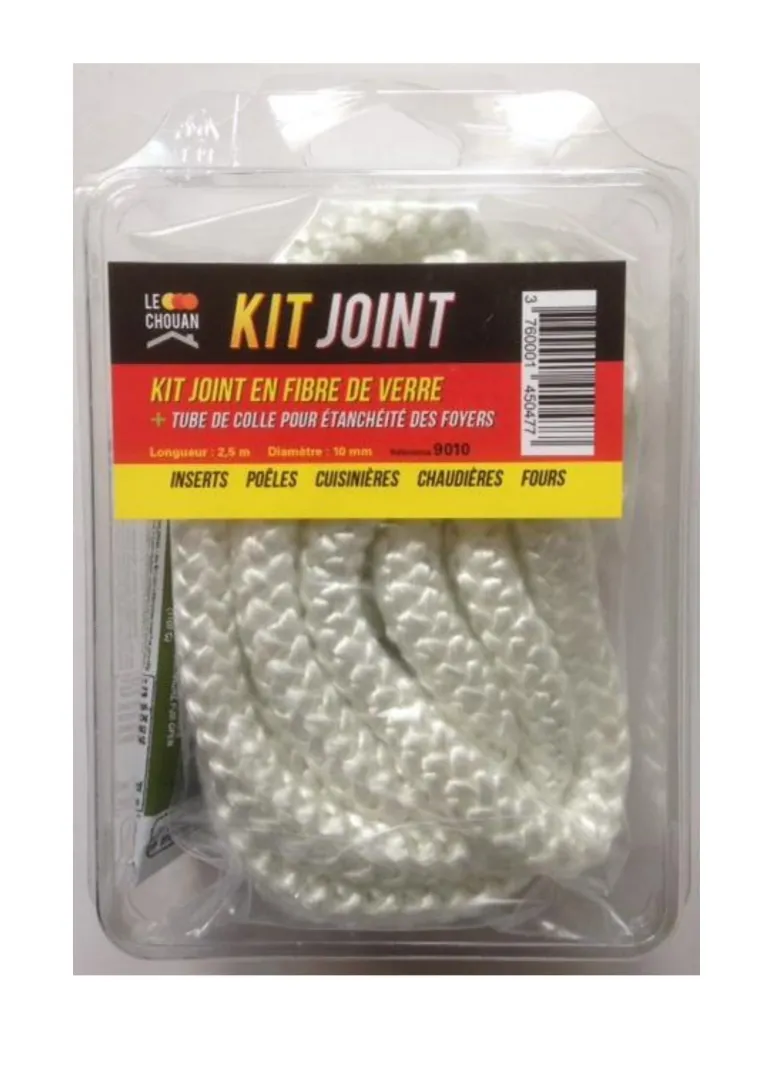 Tresse de fibre de verre blanche + tube de colle LE CHOUAN