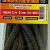 Tresse de fibre de verre noir Ø8 mm + tube de colle 17ml