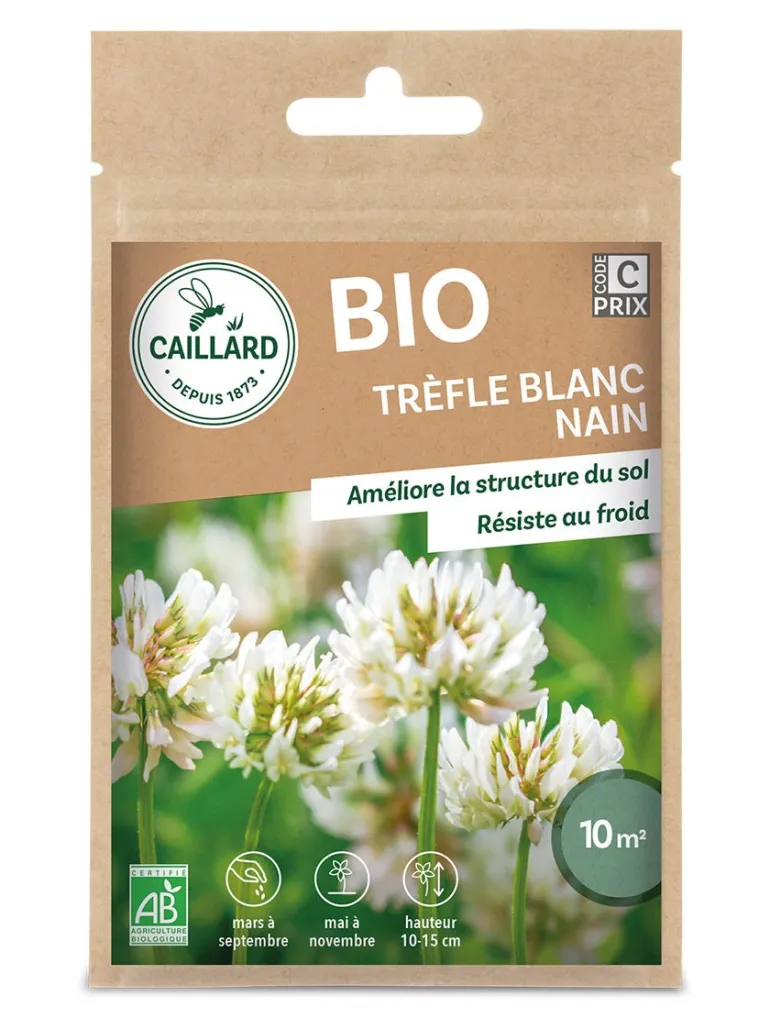 Trèfle Blanc améliore la structure du sol 4g Bio CAILLARD