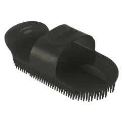 Étrille en plastique noire
