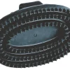 Étrille ovale en plastique noire