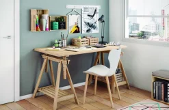 Tréteau Architec pin massif non vernis 70 à 98 cm