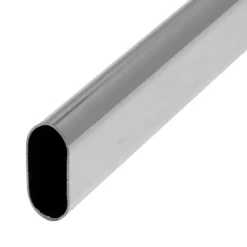 Tube de penderie ovale 30x15mm galva 1000 mm