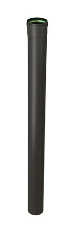 Tuyau 50cm noir mat Ø80mm + joint viton