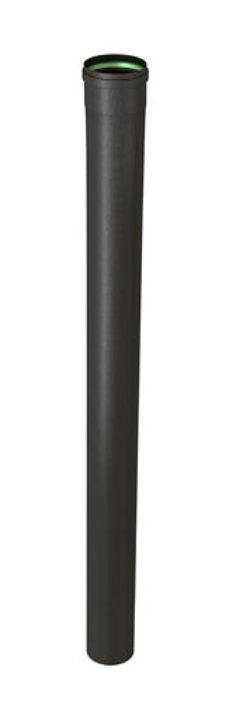 Tuyau 33cm noir mat Ø80mm + joint viton