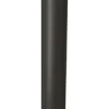 Tuyau 100cm noir mat Ø80mm + joint viton