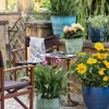 Vase incas Ø36xH32cm modèles+coloris assortis-l'unité