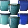 Vase Azulejos bleu Ø36 cm 17,8L DEROMA - Vendu à l'unité