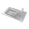 Vasque Piccolo verre gris argent AURLANE