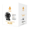 Ventilateur de poêle Alizé en aluminium anodisé noir