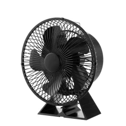 Ventilateur de poêle Alizé en aluminium anodisé noir