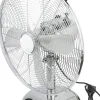 Ventilateur de table Boras chromé Ø40cm 50W VOLTMAN