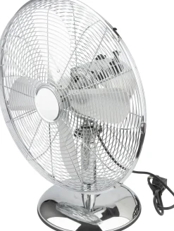 Ventilateur de table Boras chromé Ø40cm 50W VOLTMAN