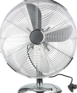 Ventilateur de table Boras chromé Ø40cm 50W VOLTMAN