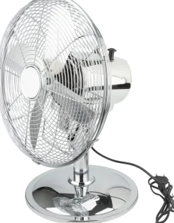 Ventilateur de table Boreas chromé Ø30cm 40W VOLTMAN