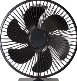 Ventilateur poêle à bois avec grille de protection