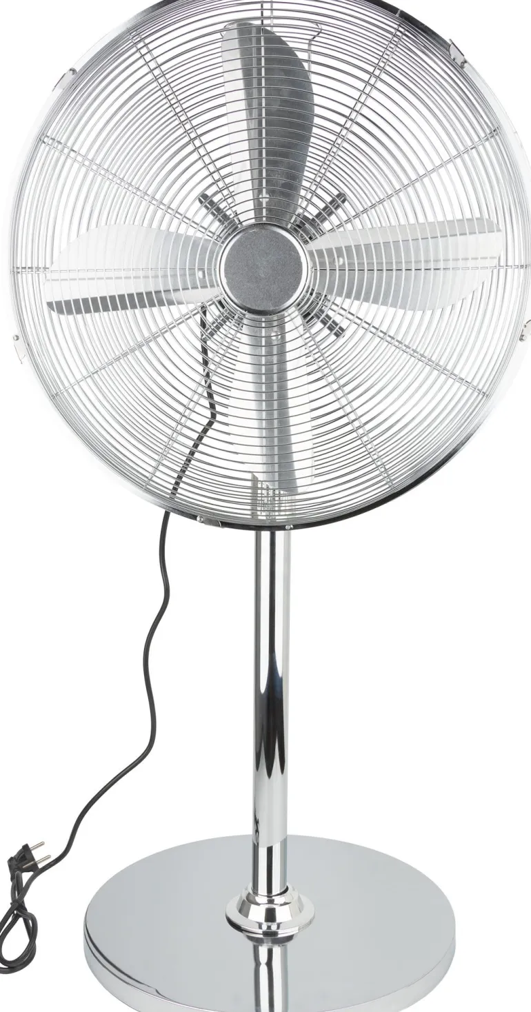 Ventilateur sur pied Boreas chromé Ø45cm 60W VOLTMAN