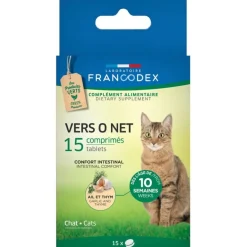 Vermifuge Vers 0 Net pour chaton/chat 15 comprimés