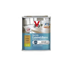 Vernis cuisine et bains chêne doré satiné 250 ml V33