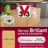 Vernis meubles et boiseries chêne clair brillant 0,5L V33