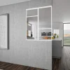 Verrière Concorde alu blanc verre clair 1125 x 865 mm
