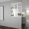 Verrière Concorde alu blanc verre clair 1125 x 1230 mm