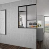 Verrière Concorde alu noir sablé verre clair 1125 x 865 mm