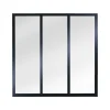 Verrière en kit Slim noire 3 carreaux 104x106x4cm SKYLAB