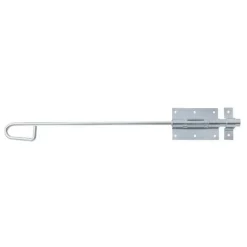 Verrou baïonnette zingué avec gâche attachée 300 Ø14 mm