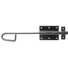 Verrou baïonnette zinguée noire gâche attachée 300 Ø14 mm