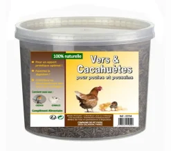 Vers de farine et cacahuètes 330 gr