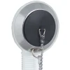 Vidage de baignoire à chaînette avec siphon + grille inox