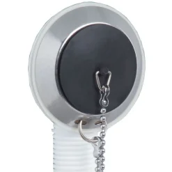Vidage de baignoire à chaînette avec siphon + grille inox