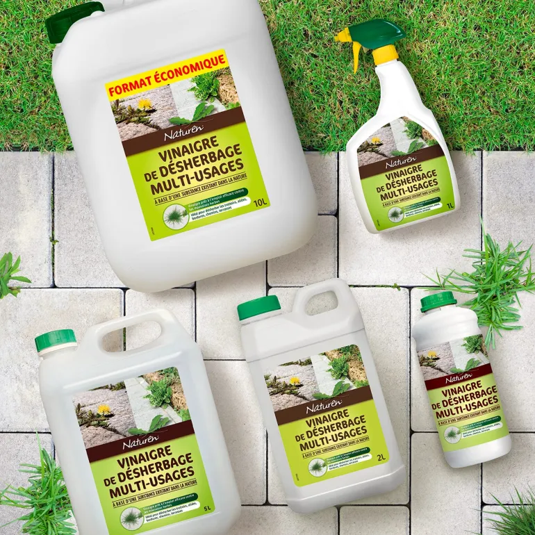 Vinaigre de désherbage multi-usages vinaigre 6% 10L NATUREN