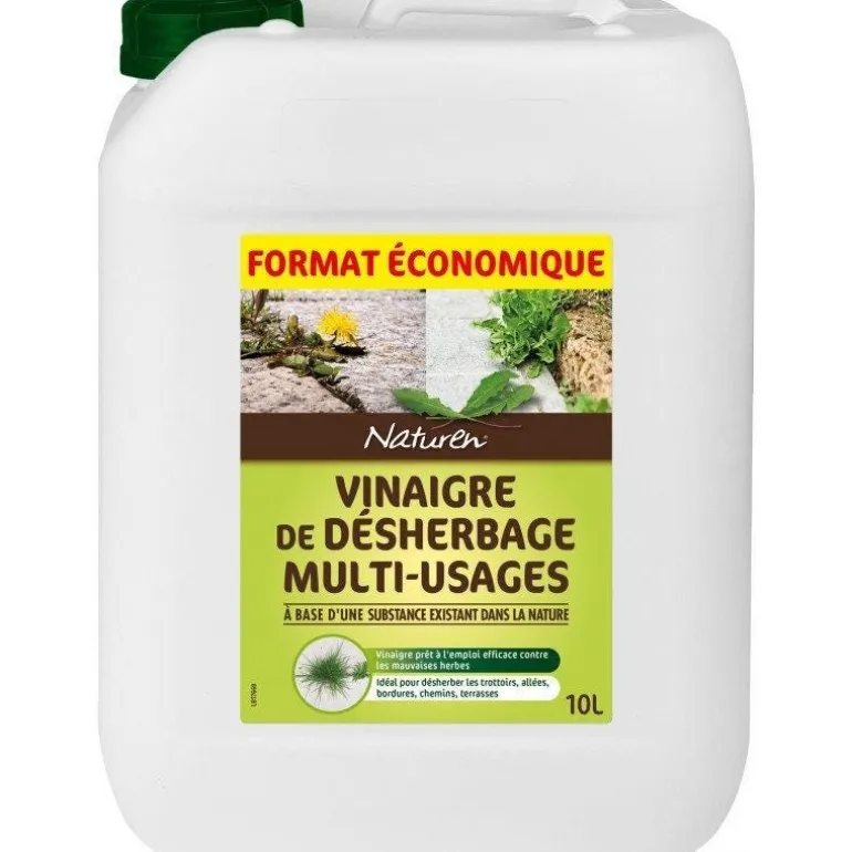 Vinaigre de désherbage multi-usages vinaigre 6% 10L NATUREN