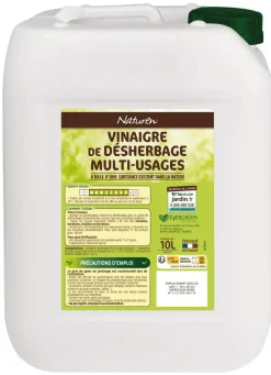 Vinaigre de désherbage multi-usages vinaigre 6% 10L NATUREN