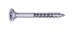 Vis ROCKET tête fraisée pozi inox A2 6x60/35
