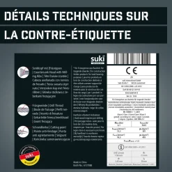 Vis terrasse tête fraisée TX acier A2 5x60mm+2 emb. (x500)