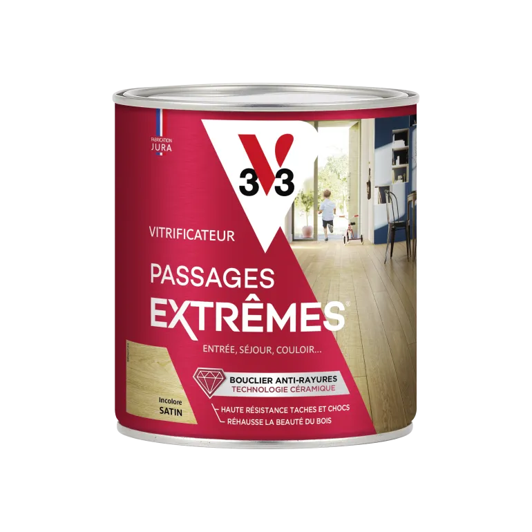 Vitrificateur gel escaliers incolore satin 0.75L