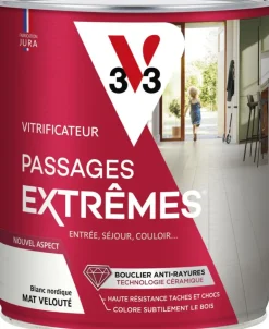 Vitrificateur passages extrêmes blanc nordique mat 2,5L